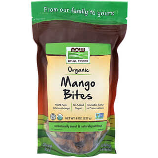 NOW Foods, Real Foods, Organic Mango Bites, 8 oz (227 g)
