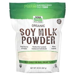 NOW Foods, Real Food, Organic Soy Milk Powder, 20 oz (567 g)