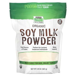 NOW Foods, Настоящая еда, органическое сухое соевое молоко, 567 г (20 унций)