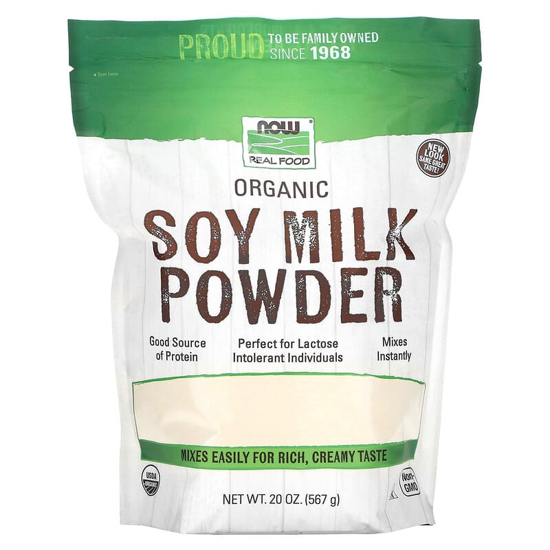 Real Food, poudre de lait de soja bio, 567 g (20 oz)