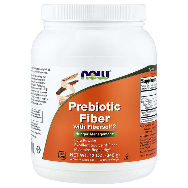 Prebiotic Fiber with Fibersol®-2, 12 oz (340 g)