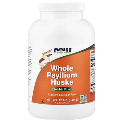 NOW Foods, Whole Psyllium Husks, 12 oz (340 g)
