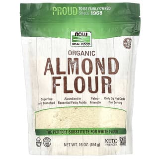 NOW Foods, Organic Almond Flour, 16 oz (454 g)