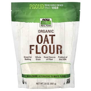 ناو فودز‏, Real Food ، دقيق الشوفان العضوي ، 20 أونصة (567 جم)