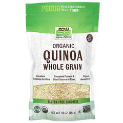 NOW Foods, 有機藜麥全穀類 Certified Organic Quinoa, Whole Grain, 16 oz (454 g)