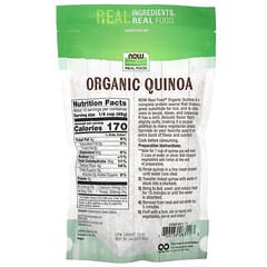 NOW Foods, Quinua orgánica certificada integral, 16 oz (454 g)