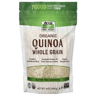 NOW Foods, Organic Quinoa, Whole Grain, 16 oz (454 g)