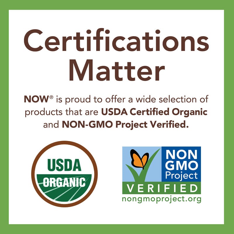 NOW Foods, Quinoa certifiée bio, Céréale complet, 16 oz (454 g)