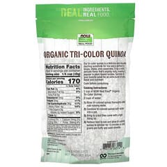 NOW Foods, Certifié Bio, Quinoa Tricolore , 397 g