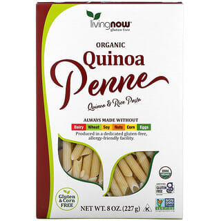 NOW Foods, Living Now, Pennes au quinoa biologique, 227 g