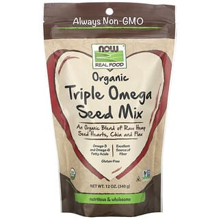 NOW Foods, Bio Dreifach Omega-Samenmix, 340 g