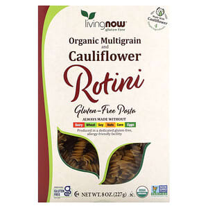 NOW Foods, Organic Multigrain and Cauliflower Rotini, Gluten Free, 8 oz (227 g)