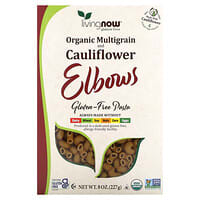 NOW Foods, Organic Multigrain and Cauliflower Elbows, Gluten Free, 8 oz (227 g)