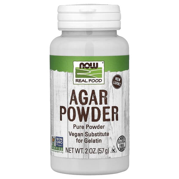 NOW Foods, Ekte mat, agarpulver, 57 g