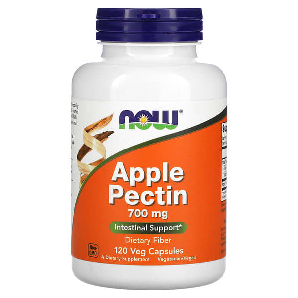 NOW Foods, Apple Pectin, 700 mg, 120 Veg Capsules