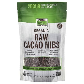 NOW Foods, Organic Raw Cacao Nibs, 8 oz (227 g)