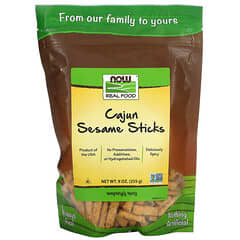 NOW Foods, Real Food, Cajun Sesame Sticks, 9 oz (255 g)