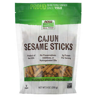 NOW Foods, Cajun Sesame Sticks, 9 oz (255 g)
