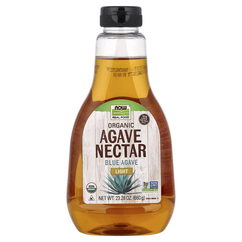 Real Food, Organic Agave Nectar, Light, 23.28 oz (660 g)
