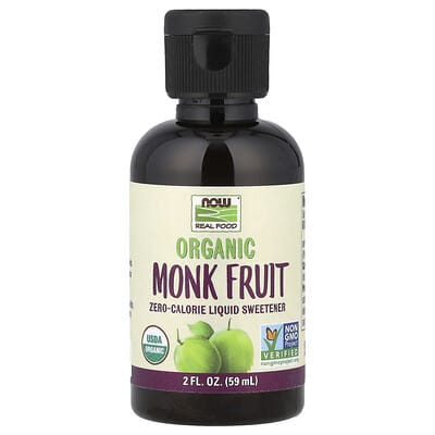 NOWFoods,RealFood,OrganicMonkFruit,LiquidSweetener,2floz(59ml)
