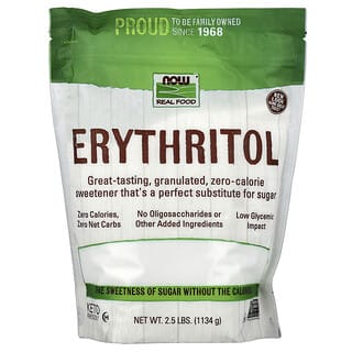 ناو فودز‏, Real Food، إريثريتول، 2.5 رطل (1.134 جم)