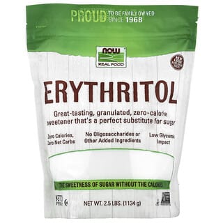 NOW Foods, Real Food, Erythritol, 2.5 lbs (1,134 g)