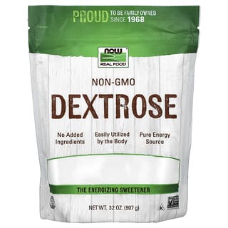 NOW Foods, Real Food, декстроза, 907 г (32 унции)