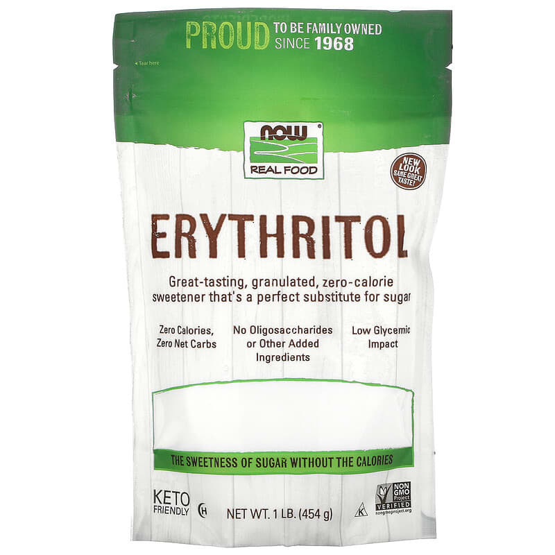 Real Food, Erythritol, 1 lb (454 g)