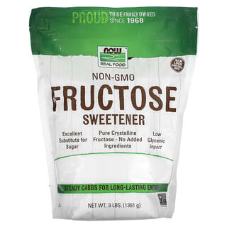 NOW Foods, Endulzante con fructosa`` 1361 g (3 lb)
