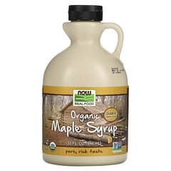 NOW Foods, Real Food, Organic Maple Syrup, Bio-Ahornsirup, Grad A, Bernsteinfarben, 946 ml (32 fl. oz.)