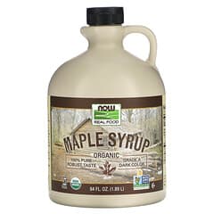 NOW Foods, Real Food, Organic Maple Syrup, 64 fl oz (1.89 L)