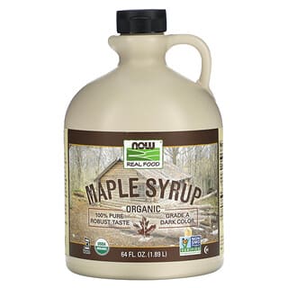 NOW Foods, Real Food, Organic Maple Syrup, 64 fl oz (1.89 L)