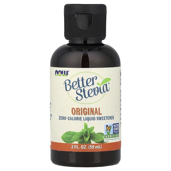 NOW Foods, Better Stevia®, 제로 칼로리 액상 감미료, 오리지널, 59ml(2fl oz)
