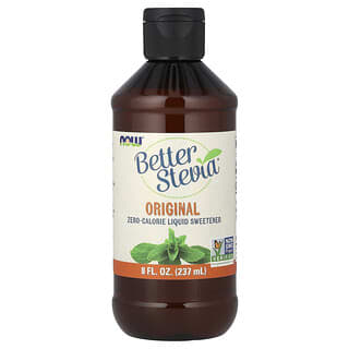 NOW Foods, Better Stevia®, Zero-Calorie Liquid Sweetener, Original, 8 fl oz (237 ml)