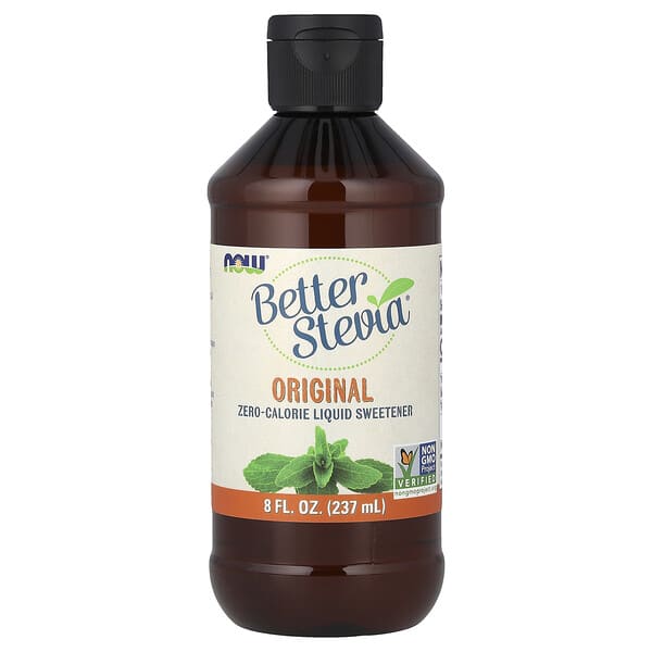 NOW Foods, Better Stevia®, Zero-Calorie Liquid Sweetener, Original, 8 fl oz (237 ml)