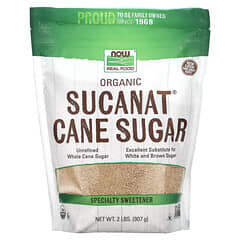 NOW Foods, Wahre Lebensmittel, Zertifiziert biologischer Sucanat Rohr Zucker, 2 lbs (907 g)