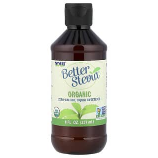 ناو فودز‏, عضوي، بيترستيفيا، سائل التحلية صفر سعر حراري، 8 أوقية سائلة (237 مل)