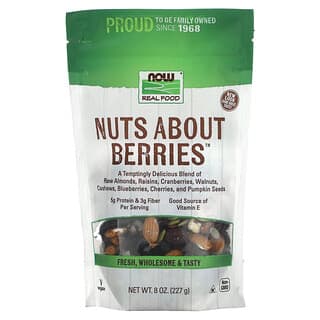 NOW Foods, Real Food（リアルフード）、Nuts About Berries（ナッツ アバウト ベリーズ）、227g（8オンス）