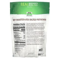 NOW Foods, Real Food, Dry Roasted & Sea Salted Pistachios, 12 oz (340 g)