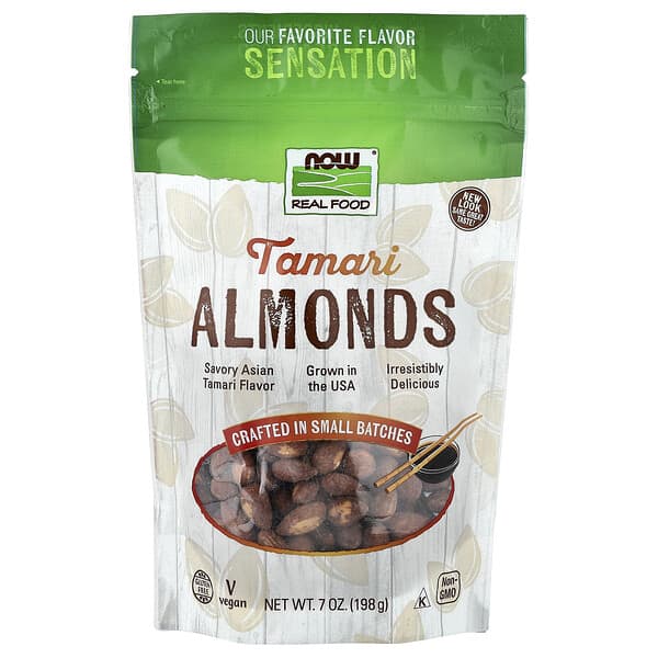 NOW Foods, Real Food, Tamari-Mandeln, 198 g (7 oz.)