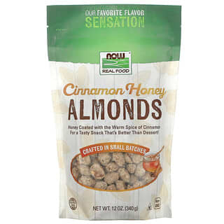 NOW Foods, Almonds, Cinnamon Honey, 12 oz (340 g)