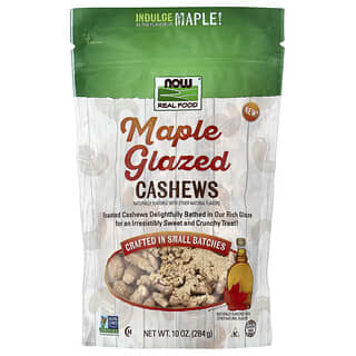 NOW Foods, Maple Glazed Cashews, 10 oz (284 g)