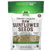 NOW Foods, Real Food, органические необработанные семена подсолнечника, несоленые, 454 г (16 унций)