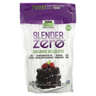 NOW Foods, Slender Zero, органическая аллюлоза, 340 г (12 унций)