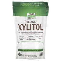 NOW Foods, Real Food, Organic Xylitol, 1 lb (454 g)
