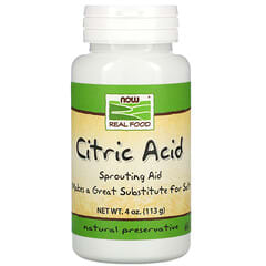 NOW Foods, Citric Acid, Zitronensäure, 113 g (4 oz.)