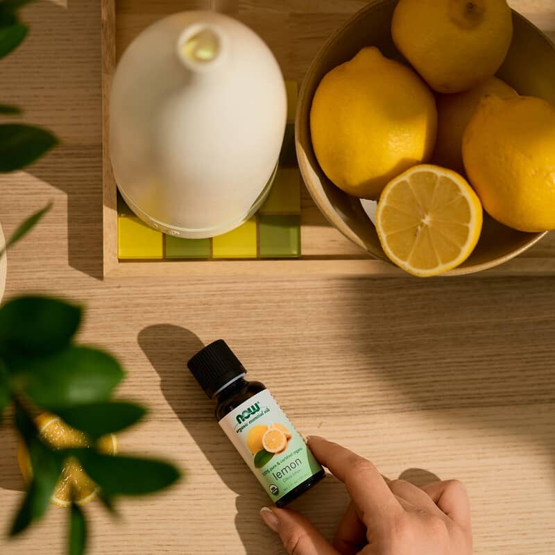 オーガニックエッセンシャルオイル、レモン、30ml（1液量オンス）