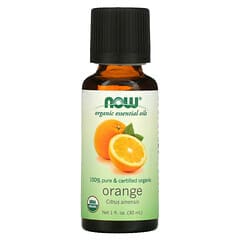 NOW Foods, Aceites esenciales orgánicos, Naranja, 30 ml (1 oz. Líq.)