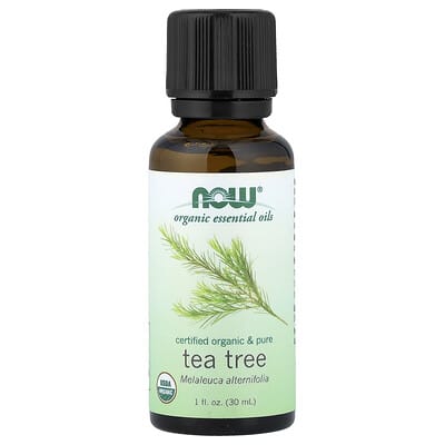 NOW Foods, Organic Essential Oils, Tea Tree, 1 fl oz (30 ml)