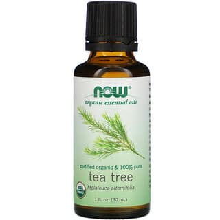 NOW Foods, Organic Essential Oils, Tea Tree, 1 fl oz (30 ml)